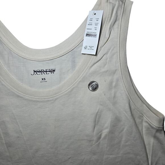 J.‎ Crew Premium jersey tank top XS NWT - Picture 5 of 6